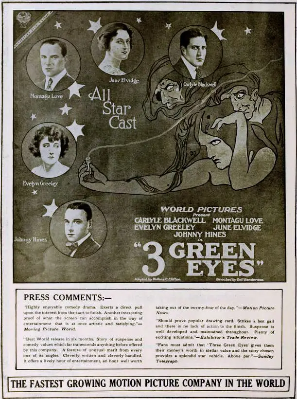 Three Green Eyes scene