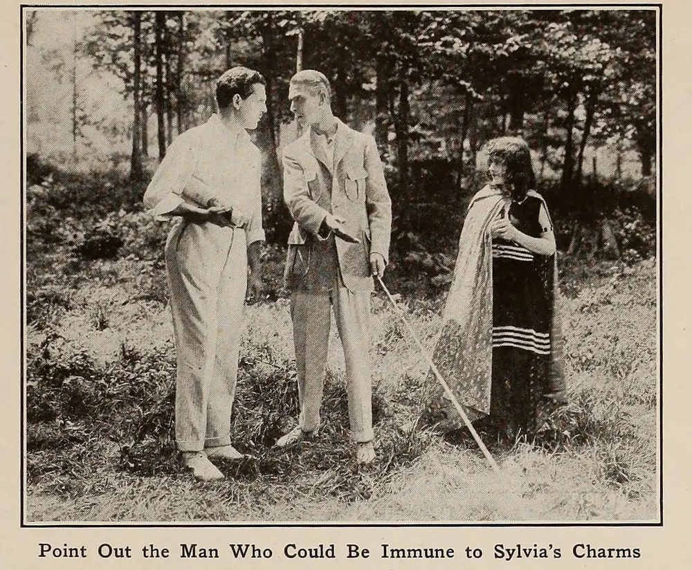 Three Men and a Girl scene