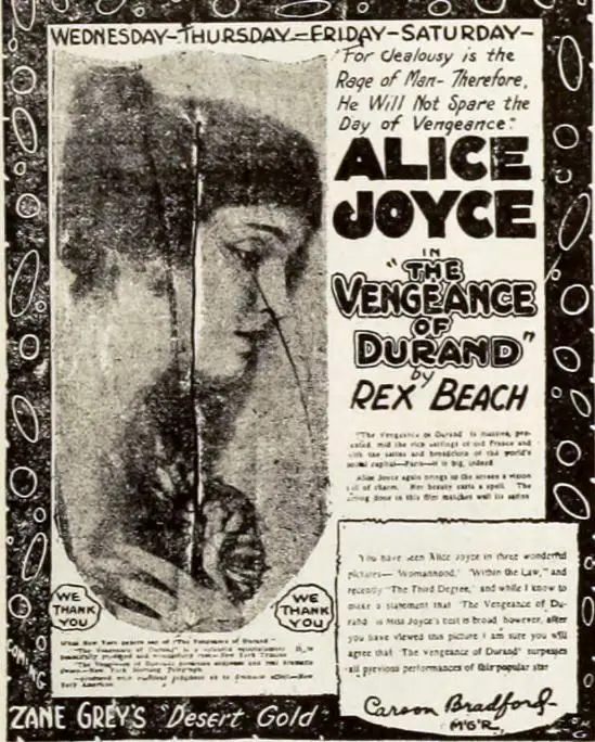 The Vengeance of Durand scene