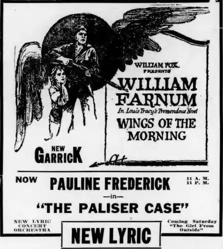 Wings of the Morning scene