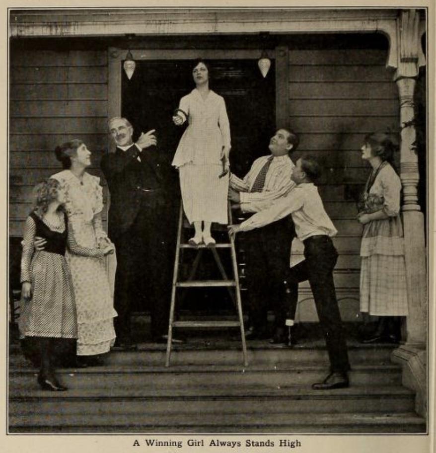The Winning Girl scene