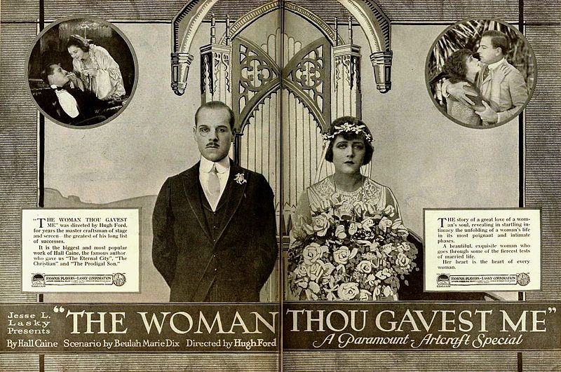 The Woman Thou Gavest Me scene