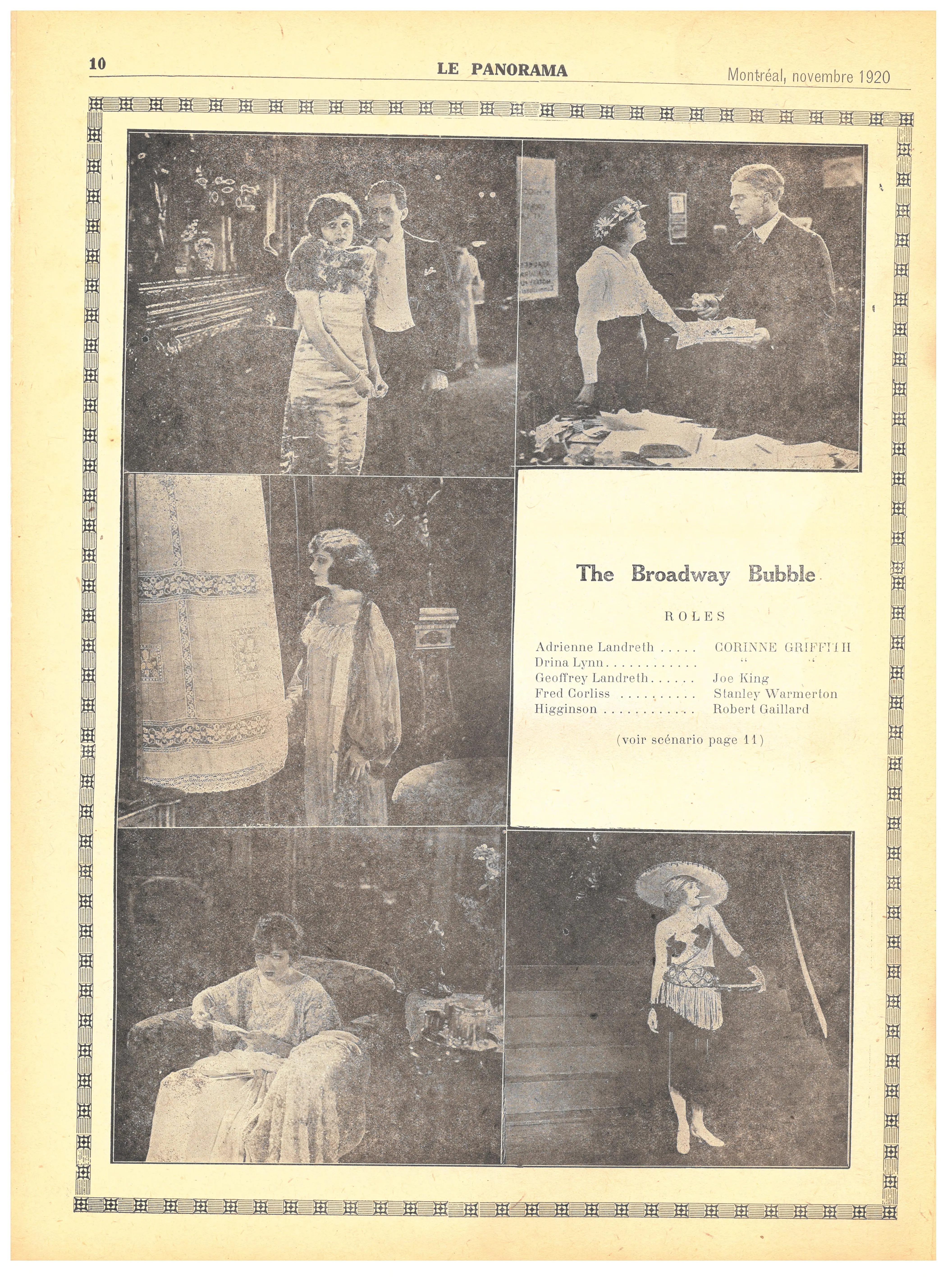 The Broadway Bubble scene