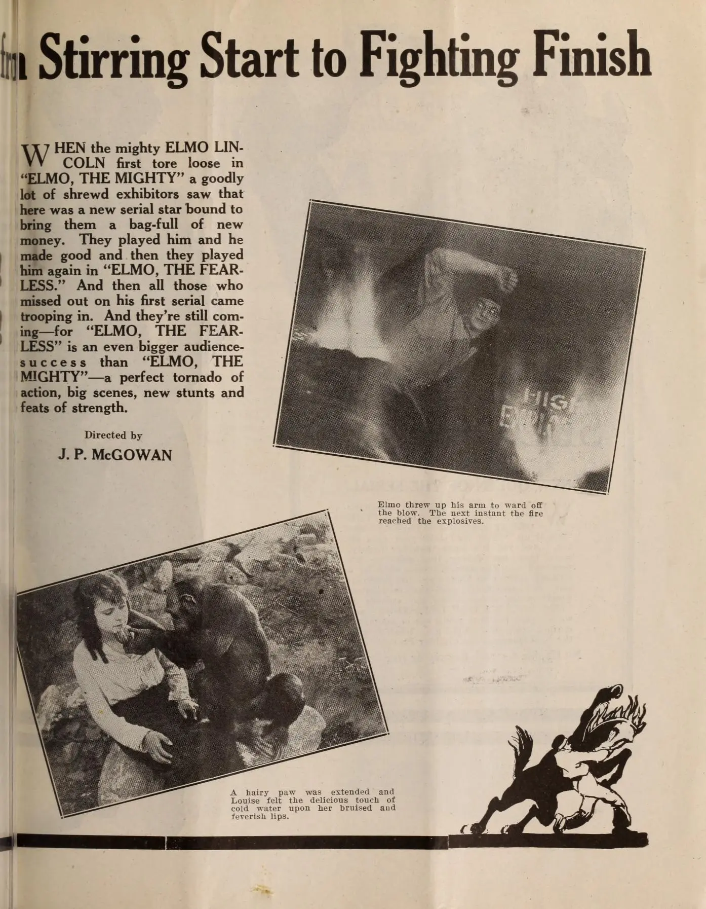 Elmo the Fearless scene