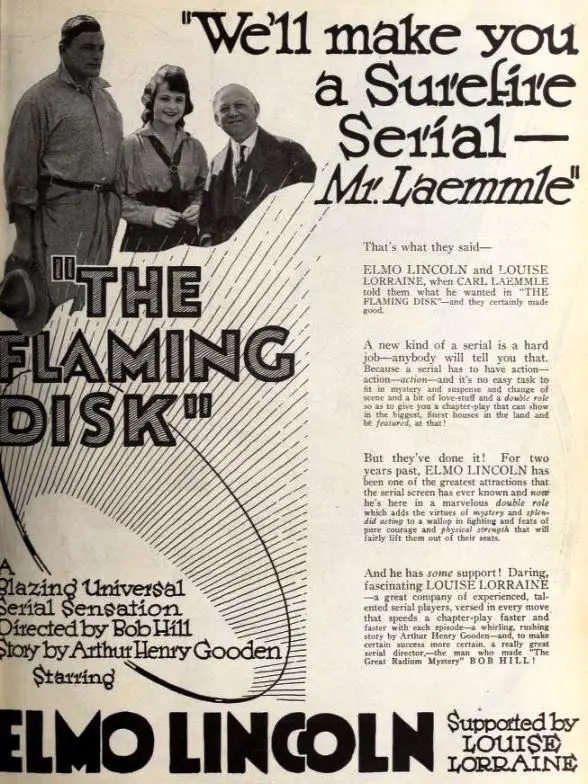 The Flaming Disc scene