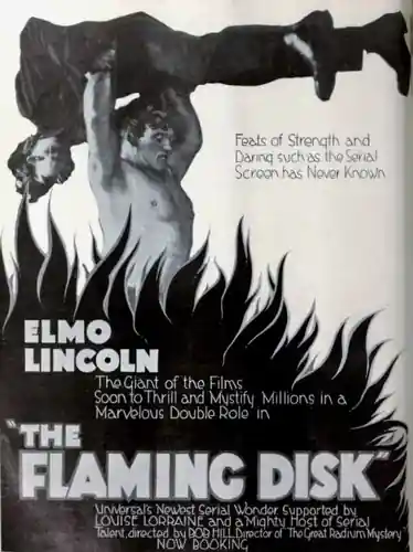 The Flaming Disc scene