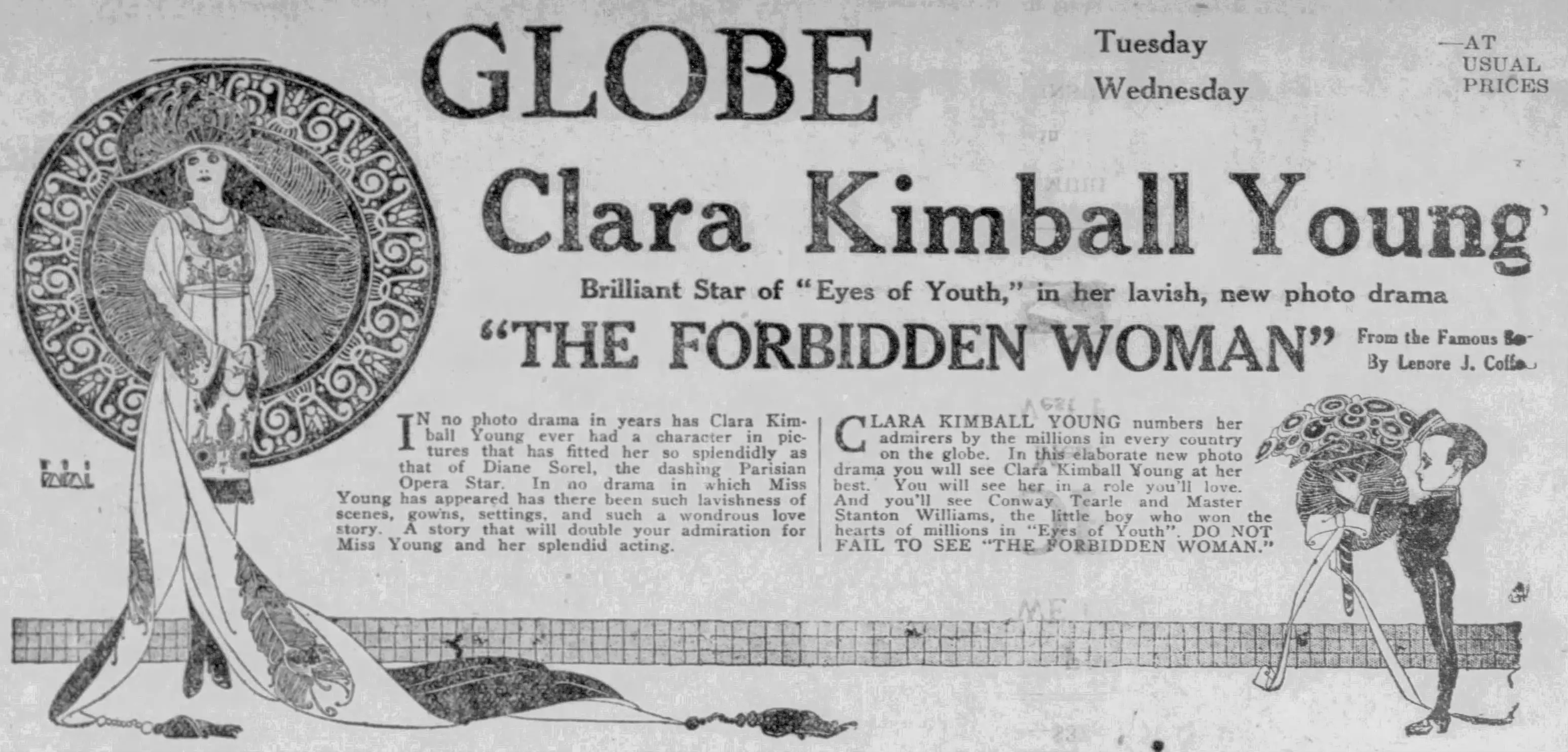 The Forbidden Woman scene