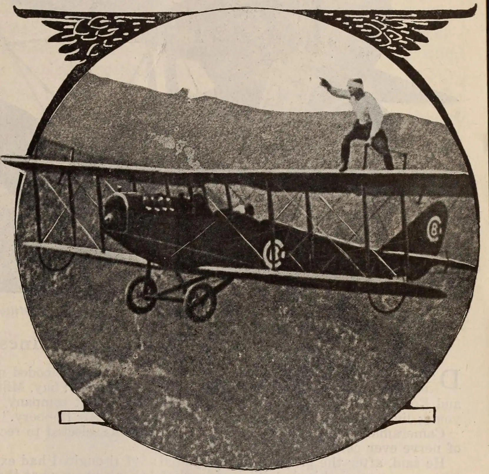 The Great Air Robbery scene