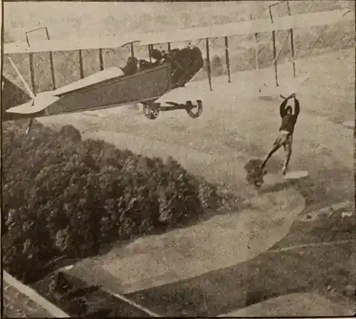 The Great Air Robbery scene