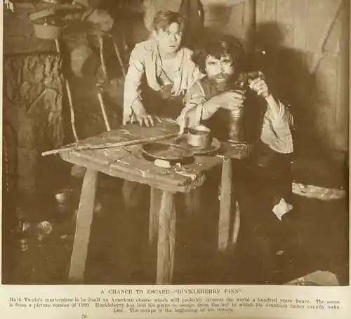 Huckleberry Finn scene