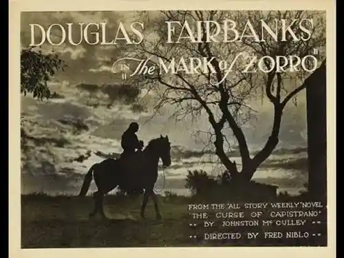 The Mark of Zorro scene