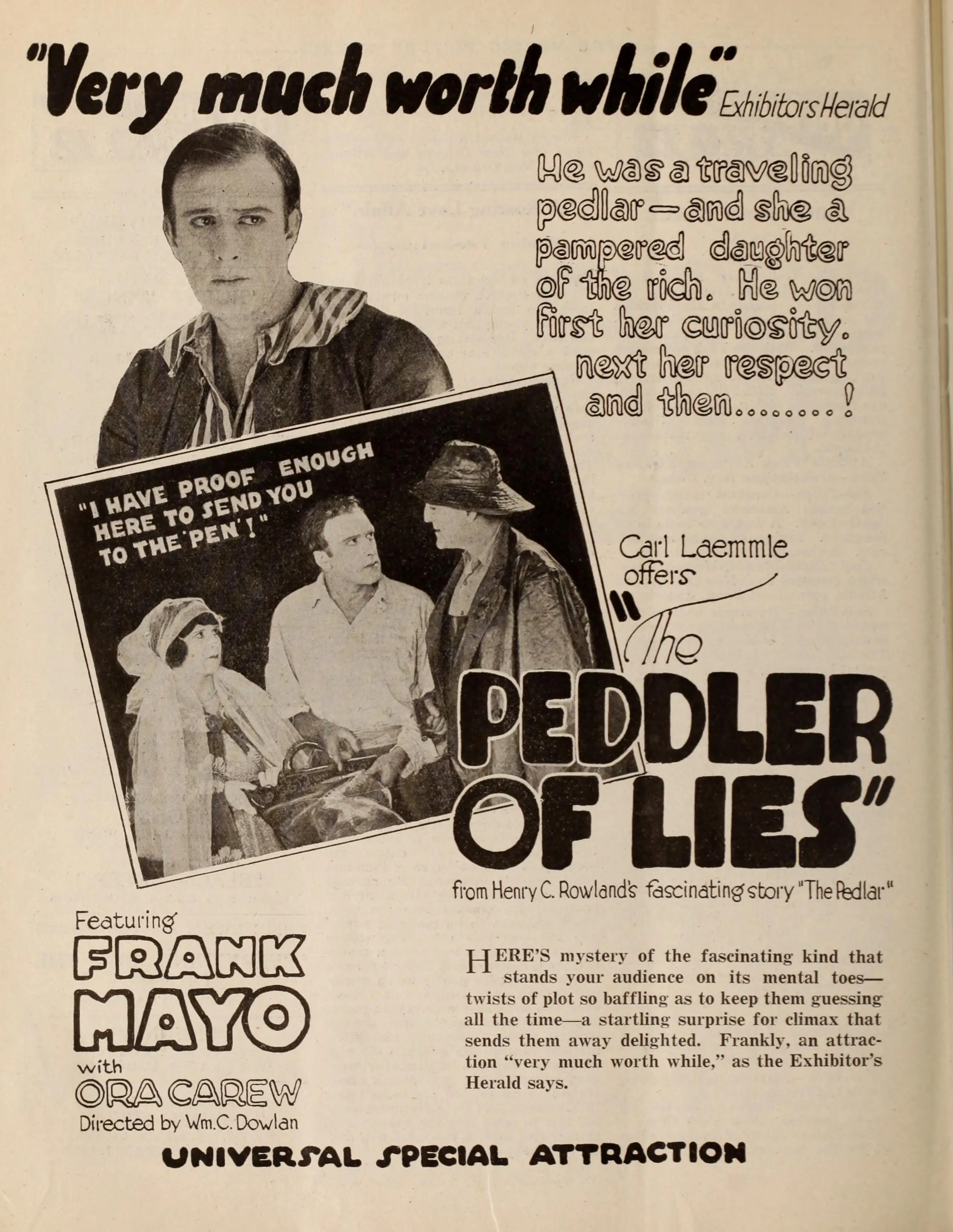 The Peddler of Lies scene