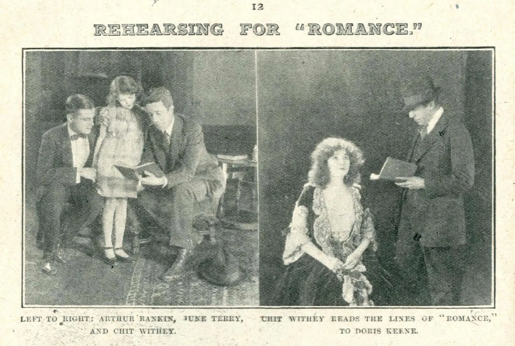Romance scene
