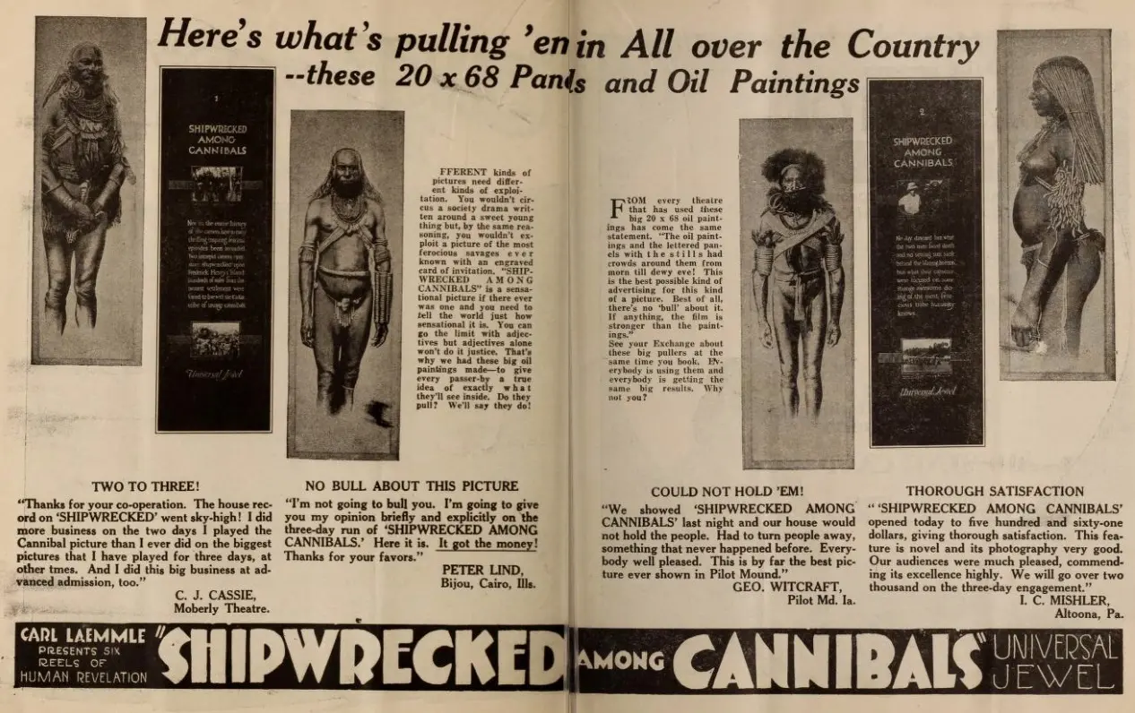 Shipwrecked Among Cannibals scene