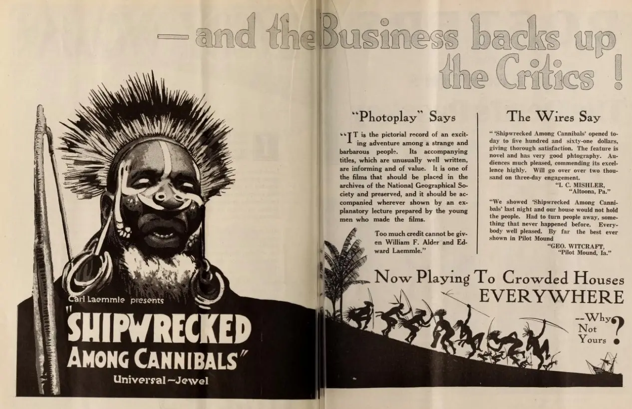Shipwrecked Among Cannibals scene