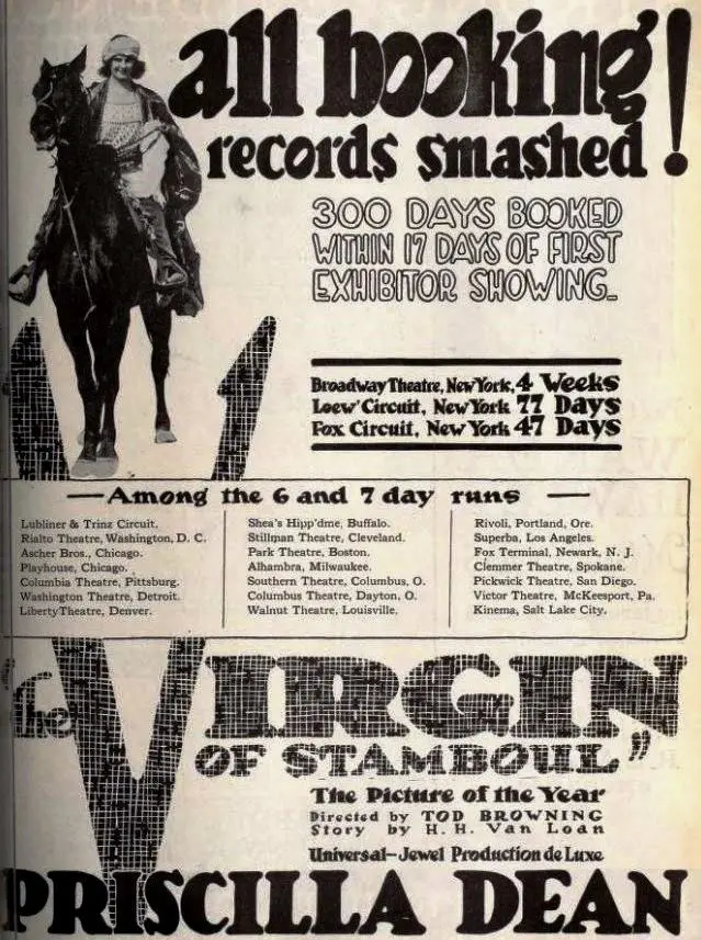 The Virgin of Stamboul scene