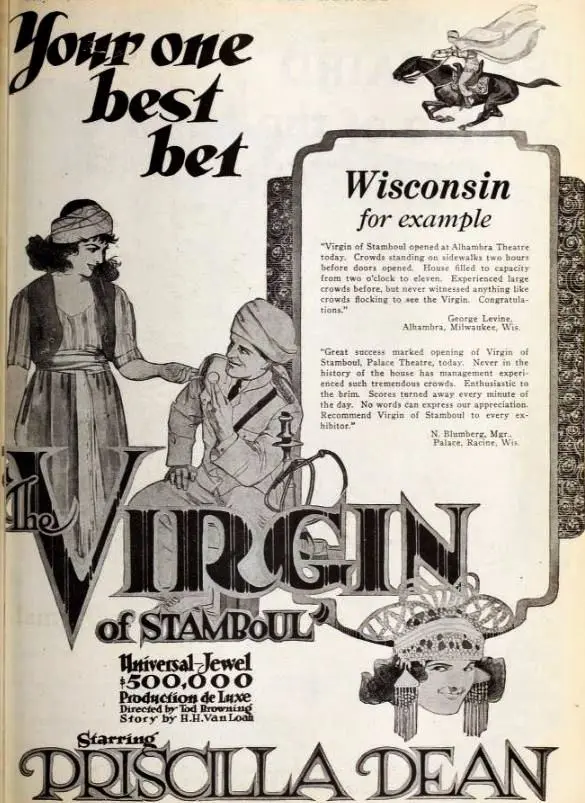 The Virgin of Stamboul scene