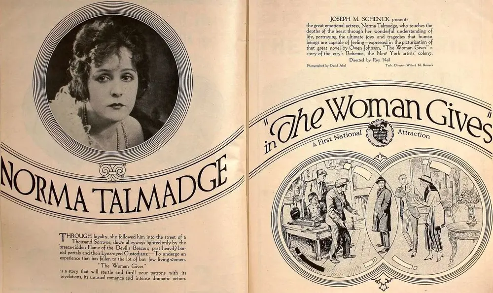 The Woman Gives scene