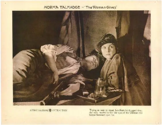 The Woman Gives scene