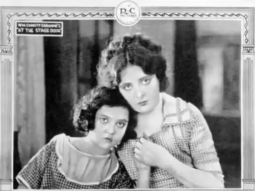 At the Stage Door scene