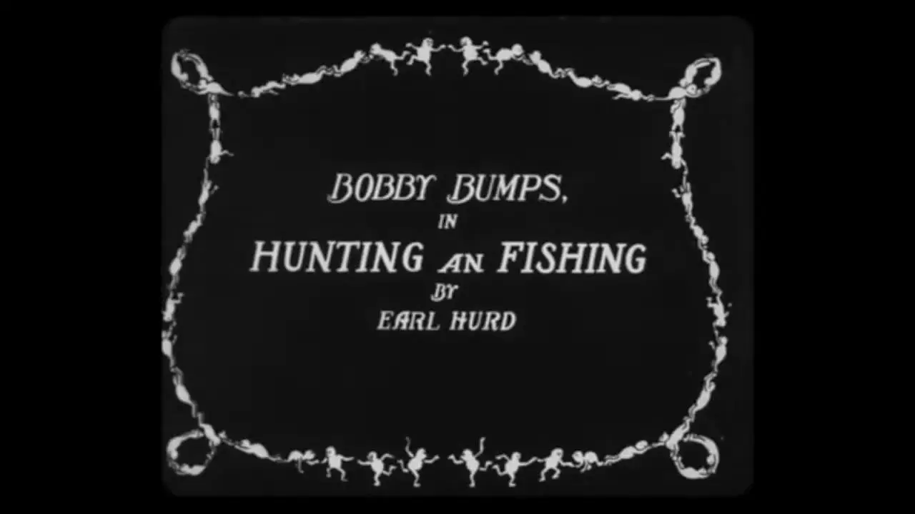 Bobby Bumps in Hunting and Fishing scene