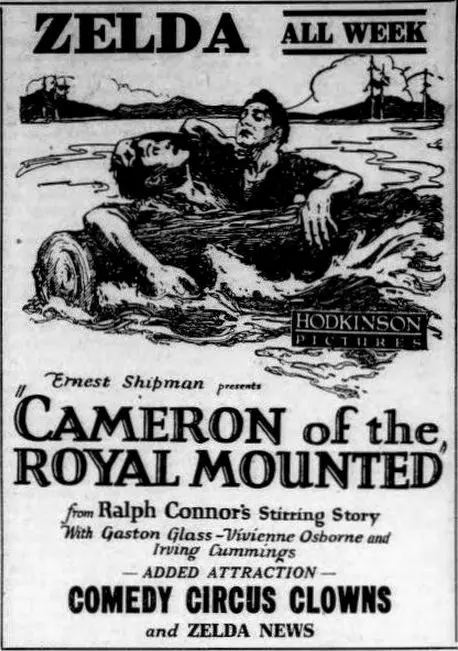 Cameron of the Royal Mounted scene
