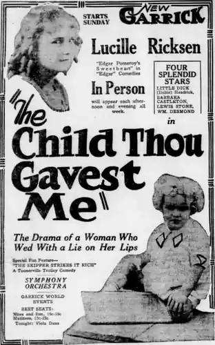 The Child Thou Gavest Me photo