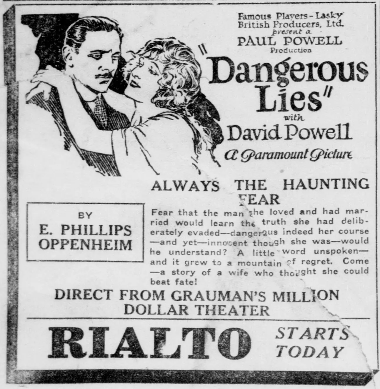 Dangerous Lies scene