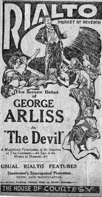 The Devil scene