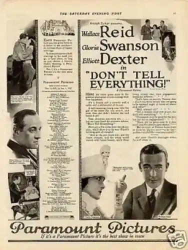 Don't Tell Everything photo