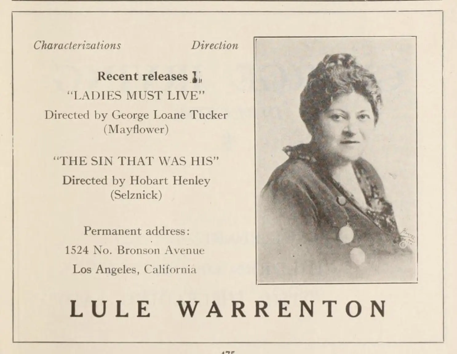 Ladies Must Live scene