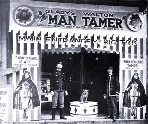 The Man Tamer scene