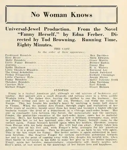 No Woman Knows photo