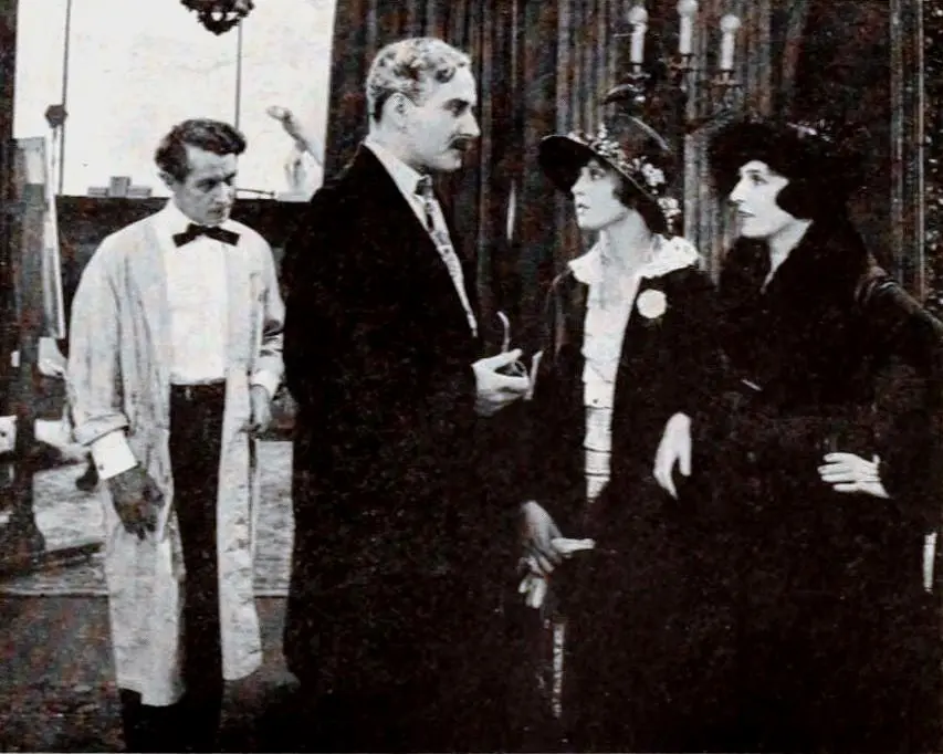 Parted Curtains scene