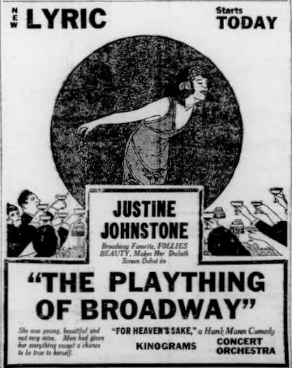 The Plaything of Broadway scene