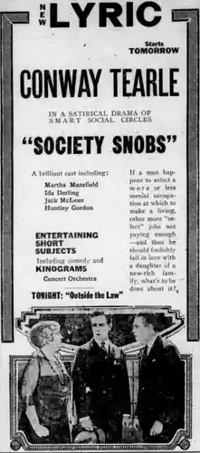 Society Snobs scene