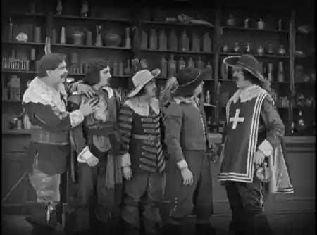 The Three Musketeers scene