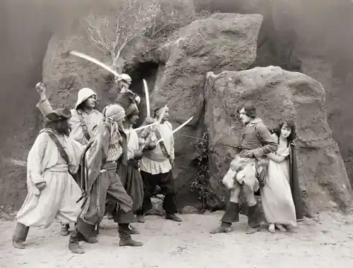The Adventures of Robinson Crusoe scene