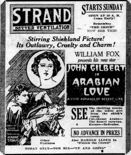 Arabian Love scene