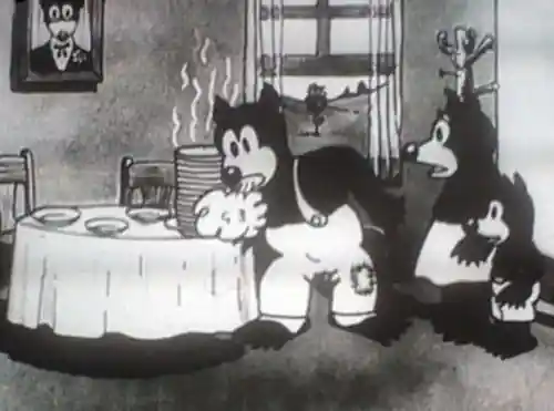 Goldie Locks and the Three Bears scene
