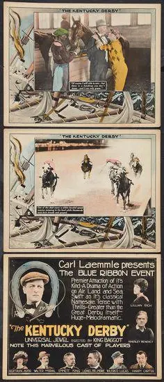 The Kentucky Derby scene