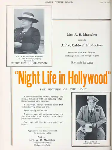 Night Life in Hollywood scene