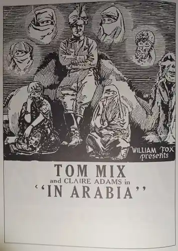 Tom Mix in Arabia scene