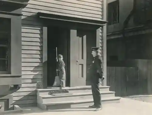 Trouble scene
