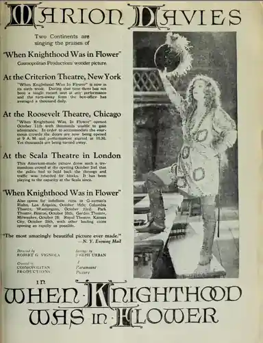 When Knighthood Was in Flower scene