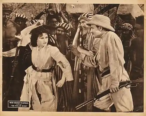 With Stanley in Africa scene