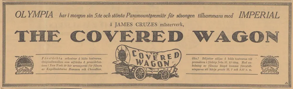 The Covered Wagon photo