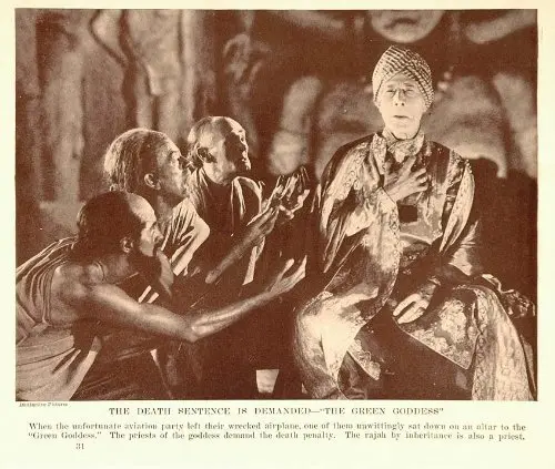 The Green Goddess scene