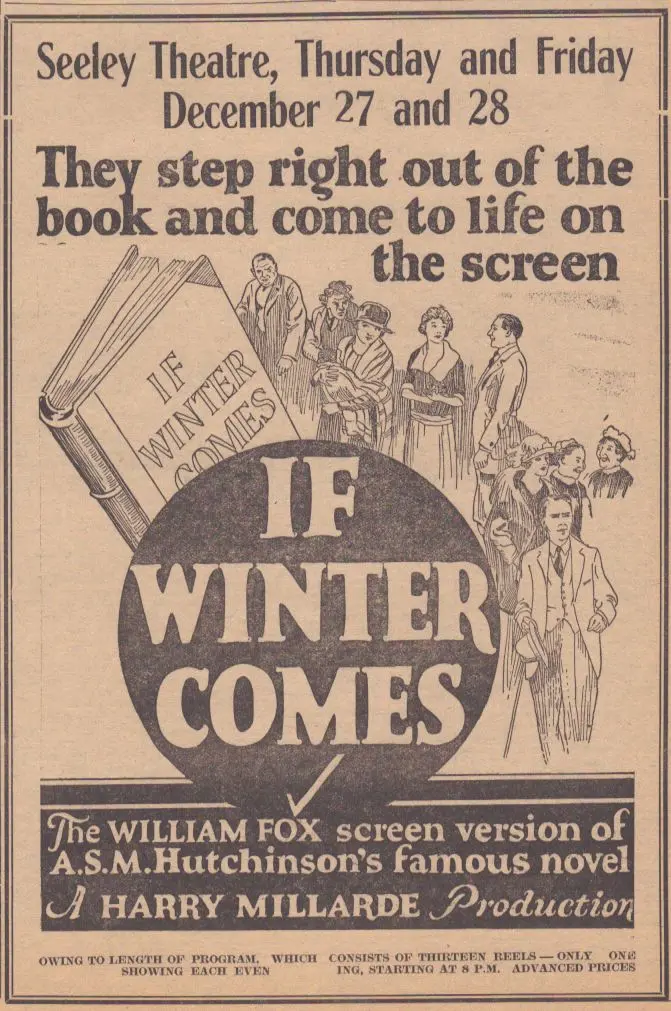 If Winter Comes