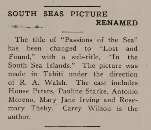 Lost and Found on a South Sea Island photo